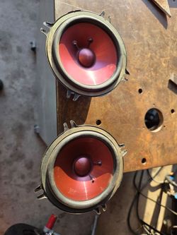 Pair of JVC 2-way speakers