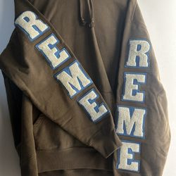 Supreme Team Chenille Hoodie Size M