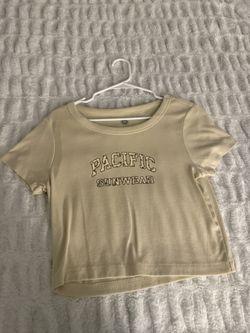 Yellow Crop Shirt- Large