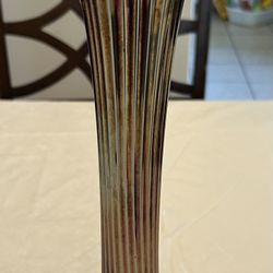 Vintage Art Deco Rainbow Metallic Vase