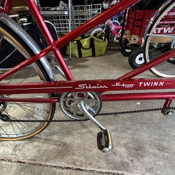 Schwinn DeLux 6/1978 Model T13-9 (5-speed) Tandun Bike 26” 