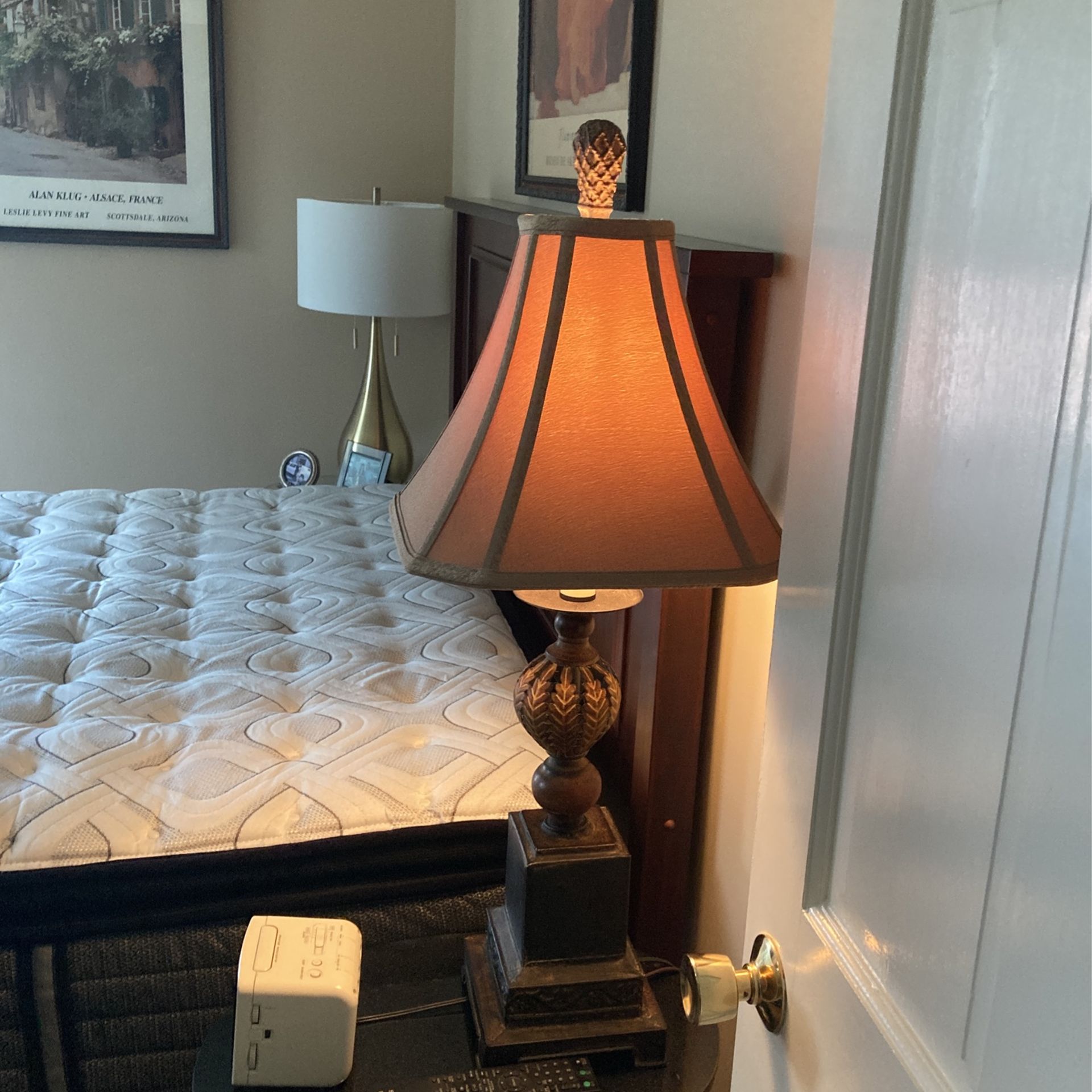 3 Way Lamp.. 34” High 13” Wide. Metal