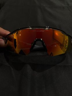 Oakley black sunglasses with orange lenses oakley radars