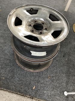 1997 Ford F 150 Set Of Rims 4 Rims Chrome 
