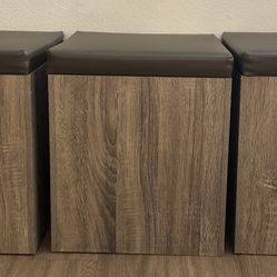 Storage Ottoman Cubes – Set of 4 (Seats + Storage)