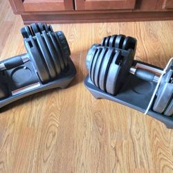AJUSTABLE DUMBBELLS SET OF 2