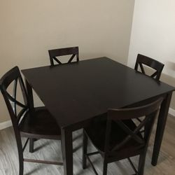 4-Chair Dining Table Set
