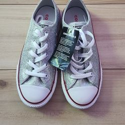 Converse Kids Silver Sneakers