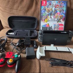 Oled Nintendo Switch with Accessories 