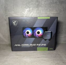New MSI MAG Coreliquid A13 240mm Black RBG AIO Liquid Cooling