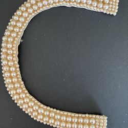 Miranda faux pearl collar/necklace 1950