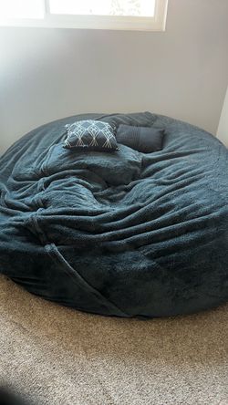 9 foot grey beanbag sofa/chair/lounger