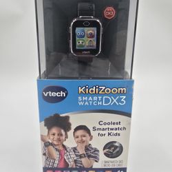 NEW Vtech Kidizoom Smart Watch DX3 Smartwatch For Kids /  Touch Screen BLACK