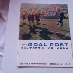 UCLA vs California 1967 College Football Program 