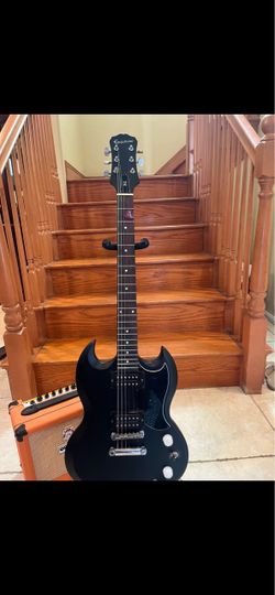 Epiphone SG Guitar w/ Orange Crush 12 Amp