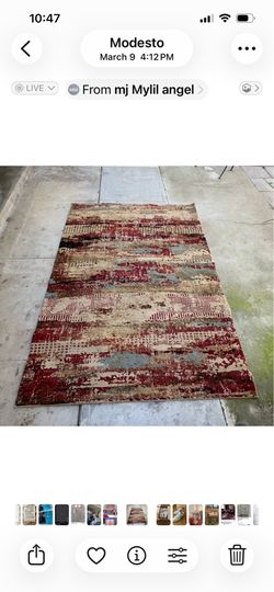 Rug 5 by 7 multicolor Nice