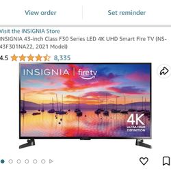 Insignia 43’ Fire TV UHD 4K