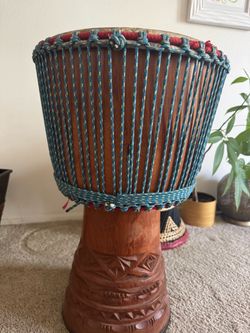 Authentic African Djembe Drum – Like New (w original case)