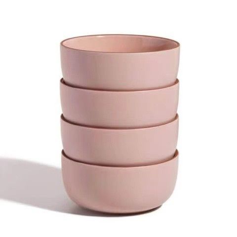 Our Place Soup Bowls - Set of Four  Size 6” Handcrafted Ceramic Bowls | Versatile for Soups, Oats, & Desserts | Chip-Resistant, Restaurant-Grade | Sta