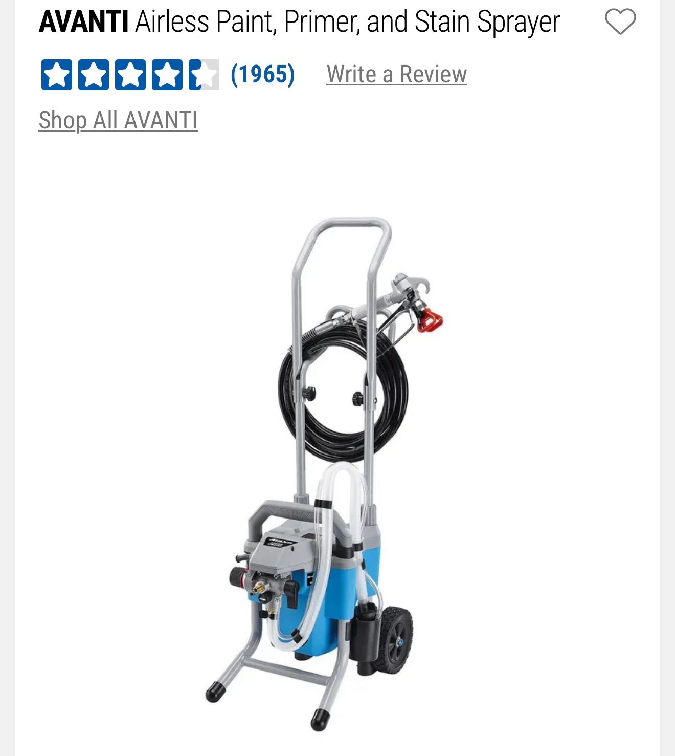 Paint sprayer brand New