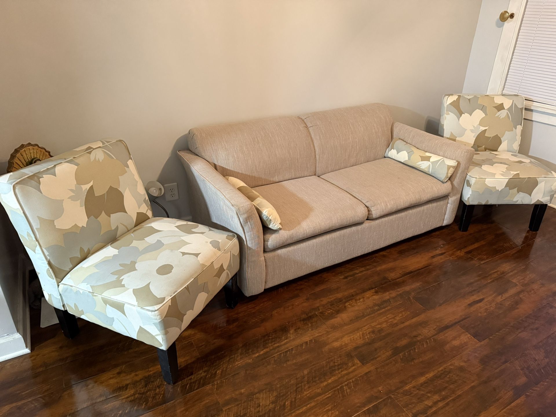 Love Seat And Two Side Chairs