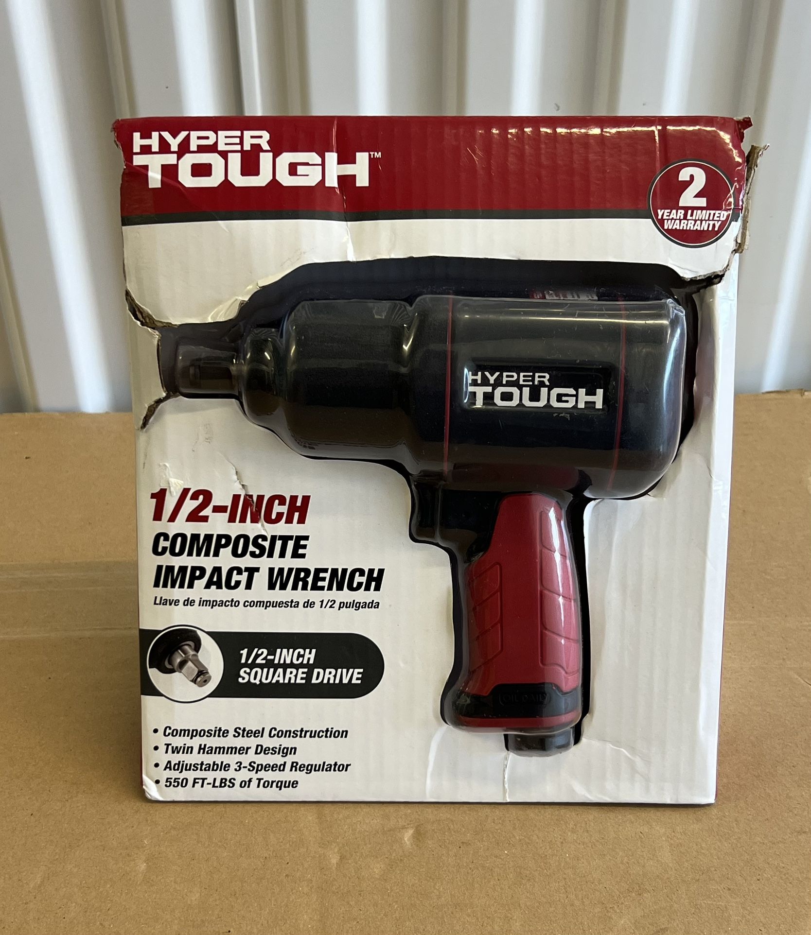Hyper Tough Air Impact Wrench, Air Tools, Mechanic Tools, Air Compressor