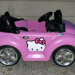 Hello Kitty Child Ride In Car! Hard to find toy! 