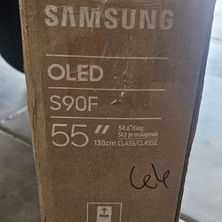 55 Inch OLED S90F Samsung Smart TV 4K UHD woth 144 Hz refresh rate new in the box. 2025 Model.