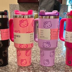 Hello Kitty and plain STANLEY CUPS