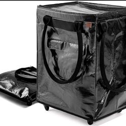 CLEVERMADE rolling tote/ laundry bag