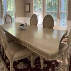 Solid Dining Room Table And Chairs