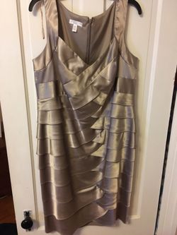 Champagne dress by London Times Woman