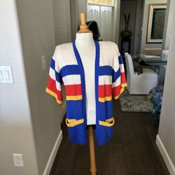St. John Primary Color Cardigan 