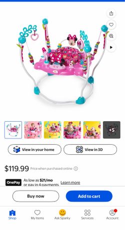Minie mouse bouncer baby’s