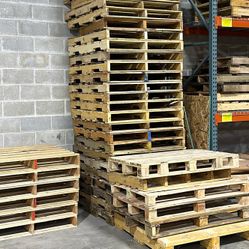 Pallets, Wood And Plastic