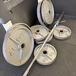 Olympic Weights With Bar