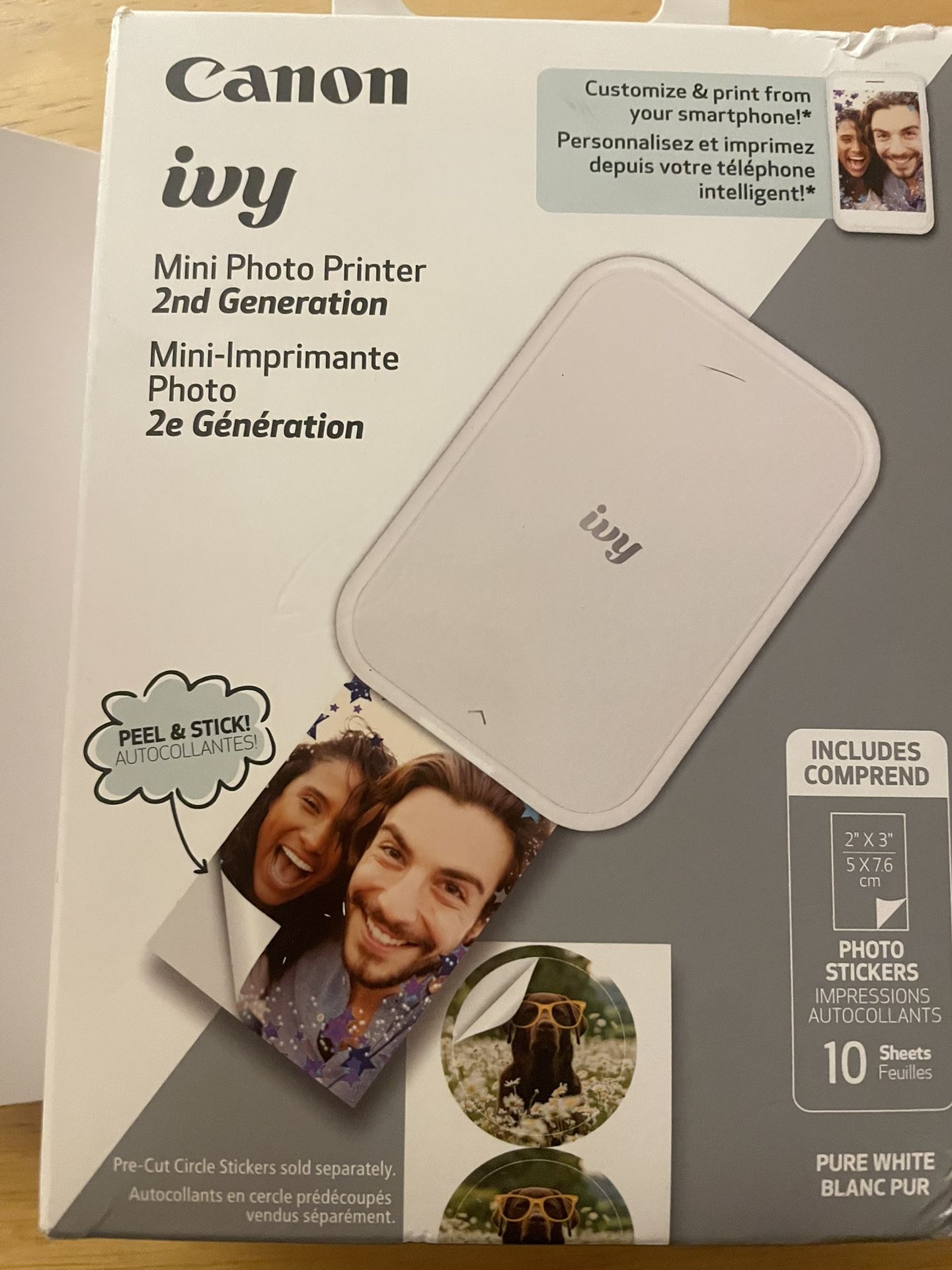 New Canon Ivy Photo Printer! New In Box
