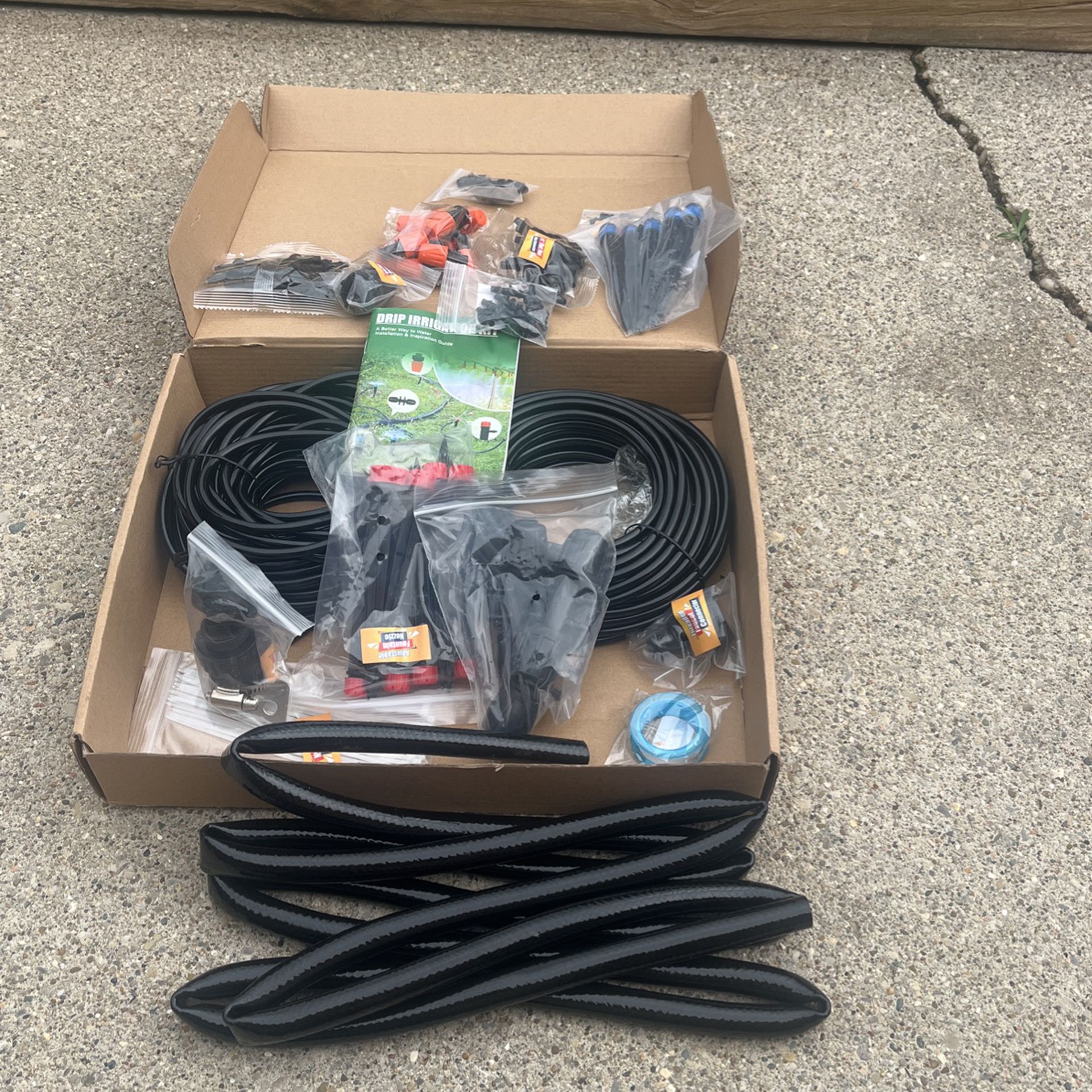 New Drip Irrigation Kit For garden, Greenhouse, Pots, Plants, Patio, Trees. 
