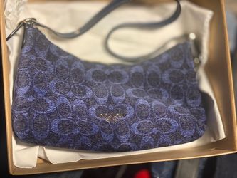 Coach Emeilia Shoulder Bag in Signature Chenille (Cash only)