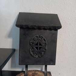 Vintage Steel Mailbox 3"×8"×14"
