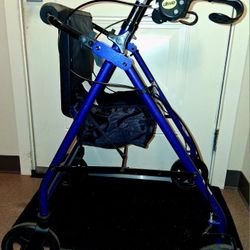 Drive Brand Cobalt Blue Larger 💙 Walker Dual 💙brakes 👌 