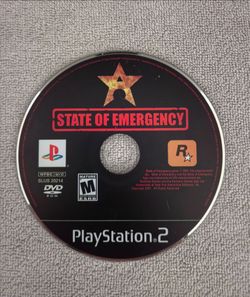State of Emergency PS2 Disc