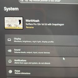 Microsoft Surface Tablet 