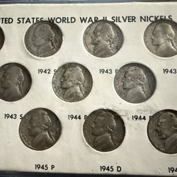 Silver World War II set