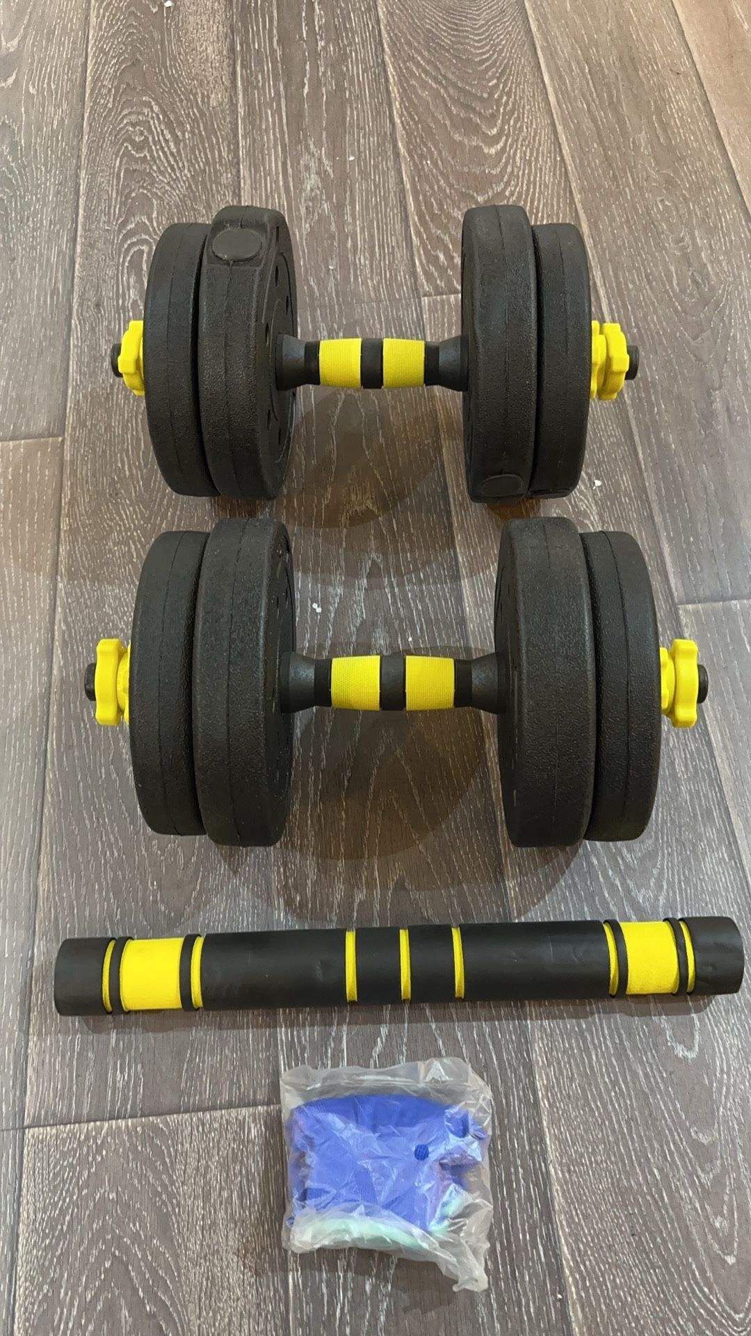 #FD022307 Practical Men's Fitness Barbell Home Fitness Sports Equipment Ladies Adjustable Weight Pair Combination Set Does not Hurt The Floor Anti-Ski