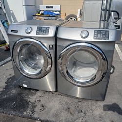 Samsung Stainless Steel Washer And Gas Dryer