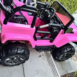 Pink Jeep Truck 