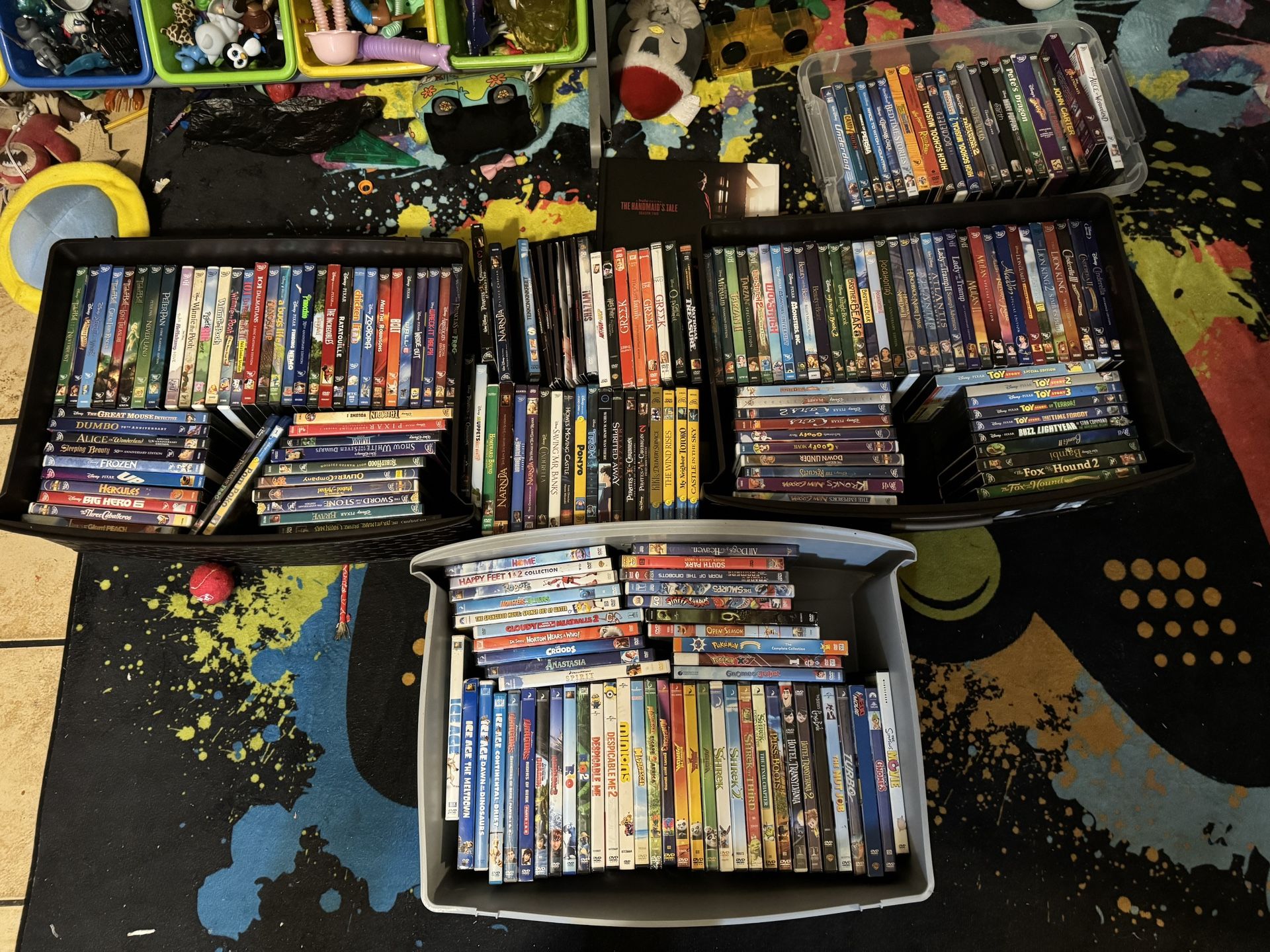 Huge Dvd Movie Collection Disney, Seasons, Universal Cartoons