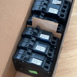 20 Amp double circuit breakers