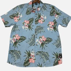 Disney Hawaiian Mickey Mouse Button-up 